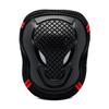KAUYITWA Protective Gear Sets for Adult/Kids Adjustable Safety Knee Pads and Elbow Pads Wrist Guards for Cycling Skating Roller Skateboard Bike Scooter Outdoor 6 Pcs (Black, L) view 3