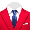 Maiyifu-GJ Men's Slim Fit Double Breasted Jacket Slim Fit Business Daily Prom Blazer Peak Lapel Groom Wedding Party Suit Coat (Red 1,3X-Large) view 4
