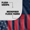 Duquesne University Dukes Logo Dots Silky Touch Sherpa Back Super Soft Throw Blanket,Logo Dots view 4