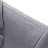 Men's Slim Fit Double Breasted Jacket Slim Fit Business Daily Prom Blazer Peak Lapel Groom Wedding Party Suit Coat (Grey,Medium) view 3