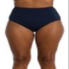 Maxine of Hollywood Women's High Waist Hipster Bikini Swimsuit Bottom, Indigo, 8 view 1