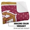 Rhode Island College Anchorman Logo Dots Silky Touch Sherpa Back Super Soft Throw Blanket,Logo Dots view 3