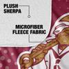 Rhode Island College Anchorman Logo Dots Silky Touch Sherpa Back Super Soft Throw Blanket,Logo Dots view 4