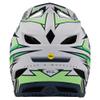 Troy Lee Designs D4 Composite Full Face Mountain Bike Helmet for Max Ventilation Lightweight MIPS EPP EPS Racing Downhill DH BMX MTB - Adult Men Women (Volt White, X-Large) view 3