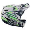 Troy Lee Designs D4 Composite Full Face Mountain Bike Helmet for Max Ventilation Lightweight MIPS EPP EPS Racing Downhill DH BMX MTB - Adult Men Women (Volt White, X-Large) view 4