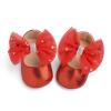 2t Shoes Kids Girls Shoes Sole Rubber Flat First Baby Dress Bowknot Mary Princess Baby Shoes Baby Girl Shoes Lights Red view 2