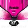 Franklin Sports Pro Pickleball Paddles - Signature Series Pro Paddle with MaxGrit Surface - USA Pickleball (USAPA) Tournament Approved - 13mm Polypropylene Core - Pink view 3
