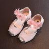6 Year Old Girls Slippers Girls Rhinestone Flower Shoes Low Heel Flower Wedding Soccer Slide Sandal Girls view 3