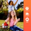 Nerf Proshot Kids Soccer Ball - Size 3 Indoor + Outdoor Youth Soccer Ball + Air Pump Set - Official Size 3 Soft Cover for Boys + Girls - Pump + Inflation Needle Included - Red/White view 4