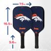 Franklin Sports NFL Denver Broncos Pickleball Paddle - Pickleball X - Polypropylene Core - NFL Official Licensed Product - USAPA Approved view 2