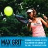 Franklin Sports Pro Pickleball Paddle - Christine McGrath Pro Player Tournament Pickleball Paddle - Polypropylene Paddle with Max Grit Surface - USA Pickleball (USAPA) Approved - Blue - 13mm Core view 3
