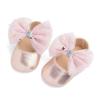 2t Shoes Kids Girls Shoes Sole Rubber Flat First Baby Dress Bowknot Mary Princess Baby Shoes Baby Girl Shoes Lights Pink view 2
