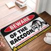 Doors for House Beware of Raccoon Mat Boys Bedroom Decorations Home Sweet Home Door Mat ( Size : 65X90CM ) view 1