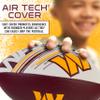 Franklin Sports NFL Washington Commanders Football - Youth Mini Football - 8.5" Junior Size Ball - SPACELACE Easy Grip Texture- Perfect for Kids view 3