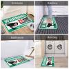 Doormats with Sayings Video Surveillance Signs, No Trespassing Violators Will Be Prosecuteds Mat Emo Room Decor Large Welcome Mats Outdoor ( Size : 50X80CM ) view 4