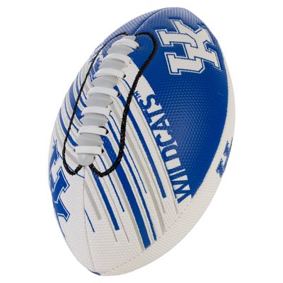 Franklin Sports Kentucky Wildcats Foam Football - Youth Mini Football for Kids - 8.5" Junior Soft Foam Ball - SPACELACE Easy Grip Cover - Perfect Toy for Kids