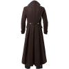 XUNRYAN Mens Victorian Jacket Vintage Steampunk Gothic Renaissance Medieval Frock Coat Cosplay Halloween Costume Tailcoat view 3