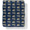 Northern Arizona University Lumberjacks Blanket, 50"x60" Logo Pattern, Silky Touch Sherpa Back Super Soft Throw Blanket view 1