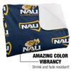 Northern Arizona University Lumberjacks Blanket, 50"x60" Logo Pattern, Silky Touch Sherpa Back Super Soft Throw Blanket view 3