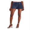 I.N.C. International Concepts INC Womens Navy Stretch Darted Pocketed Bengaline Grommet Belt Loops Evening High Waist Shorts 16 view 1