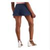 I.N.C. International Concepts INC Womens Navy Stretch Darted Pocketed Bengaline Grommet Belt Loops Evening High Waist Shorts 16 view 2