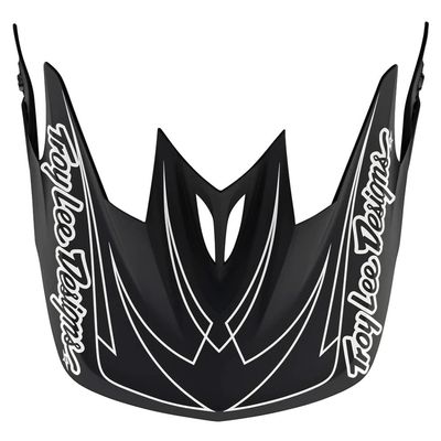 Troy Lee Designs D3 Helmet Visor SPIDERSTRIPE, Black
