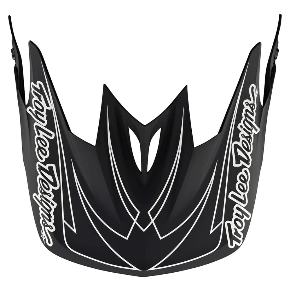 Troy Lee Designs D3 Helmet Visor SPIDERSTRIPE, Black