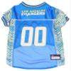 Zubaz NFL Team Pet Jersey for Dogs, Los Angeles Chargers, Large view 1