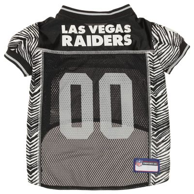 Zubaz NFL Team Pet Jersey for Dogs, Las Vegas Raiders, Small