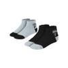 FOCO Las Vegas Raiders NFL Womens 2 Pack Script Logo Fuzzy Ankle Socks view 1