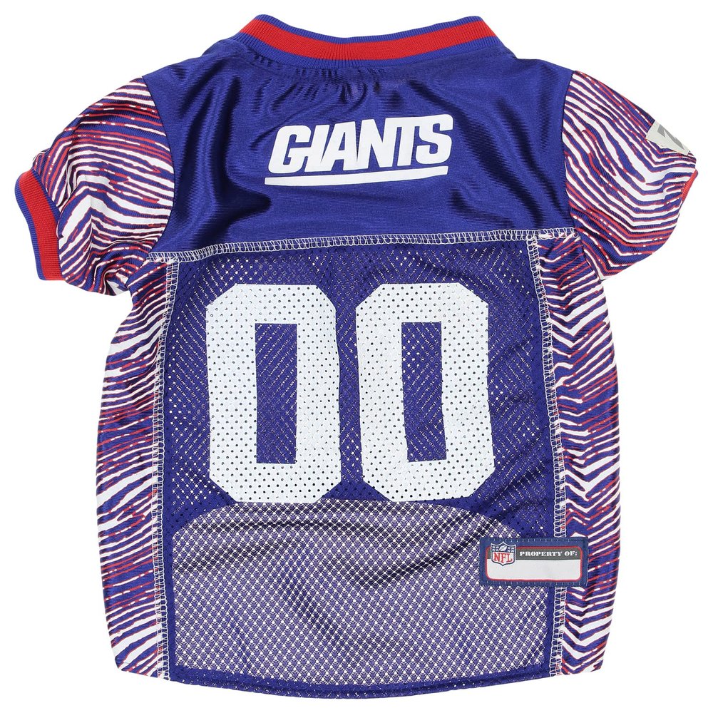 Zubaz NFL Team Pet Jersey for Dogs, New York Giants, Medium