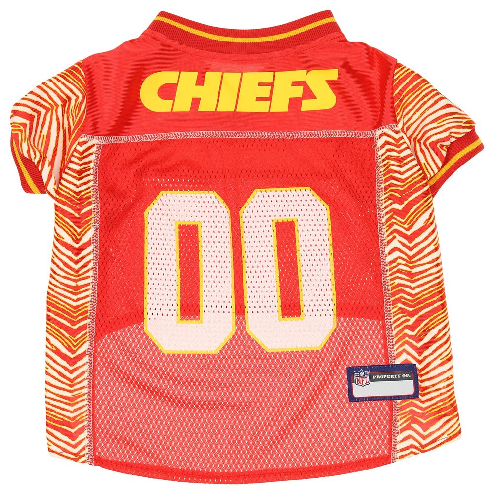 Zubaz X Pets First NFL Kansas City Chiefs Jersey For Dogs & Cats, Xxl