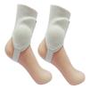 DEAD SKIN Ankle Guards 1 Pair Shield Protector Dual Sided Pads for Soccer, Football, Volleyball (Kids, White) view 1
