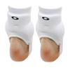 DEAD SKIN Ankle Guards 1 Pair Shield Protector Dual Sided Pads for Soccer, Football, Volleyball (Kids, White) view 3