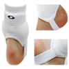 DEAD SKIN Ankle Guards 1 Pair Shield Protector Dual Sided Pads for Soccer, Football, Volleyball (Kids, White) view 4