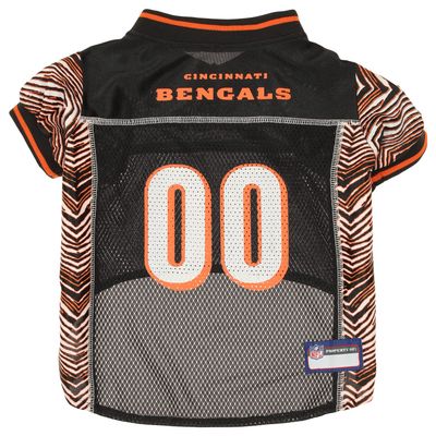 Zubaz NFL Team Pet Jersey for Dogs, Cincinnati Bengals, X-Small