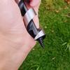 Bushcraft Gear Hand Auger Drill,Bushcraft Tool Survival Tool, Scotch Eye Wood Auger Bit with Genuine Leather Cover,Camping Shelter Building, Barbecue Grill, Backpacking, 1" Dia Drill Peg Hole Maker view 4