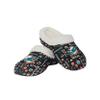 FOCO Miami Dolphins NFL Womens Sherpa Lined Logo Love Clog - M view 1