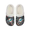 FOCO Miami Dolphins NFL Womens Sherpa Lined Logo Love Clog - M view 4