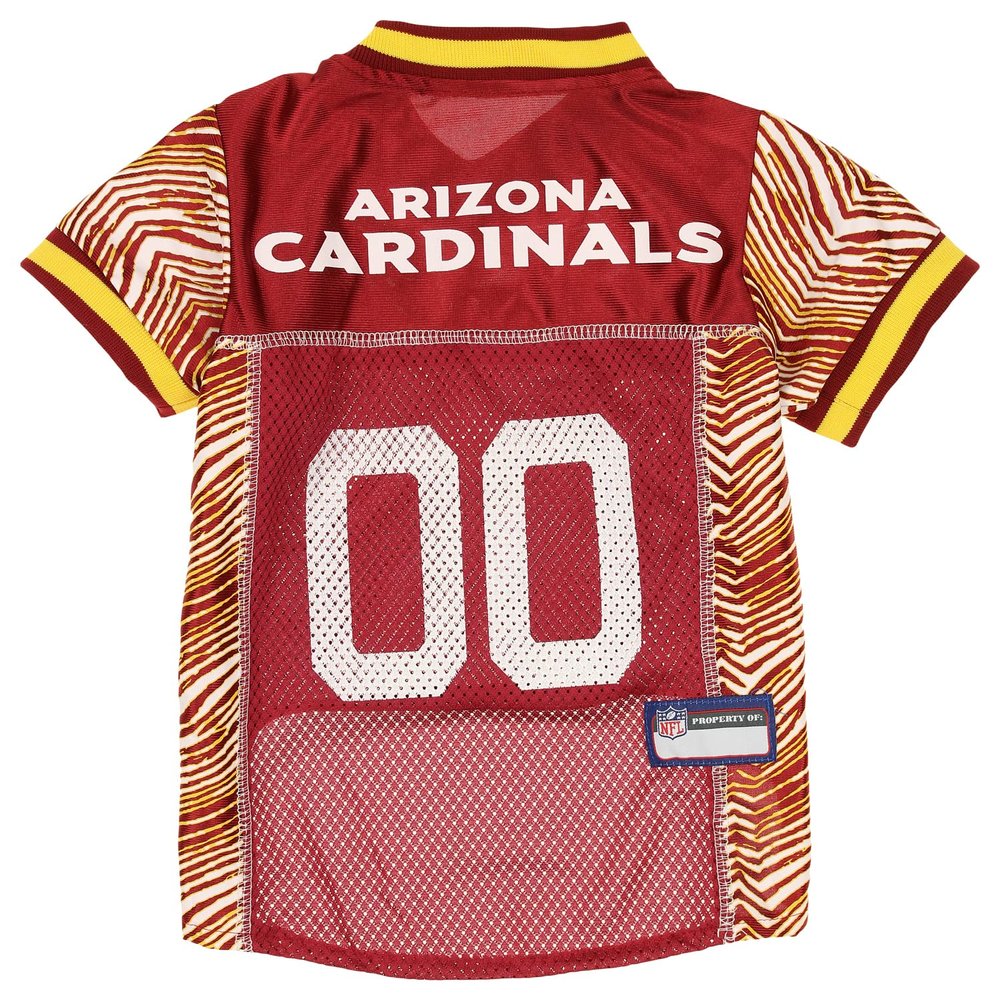 Zubaz NFL Team Pet Jersey for Dogs, Arizona Cardinals, X-Small