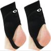 DEAD SKIN Ankle Guards 1 Pair Shield Protector Dual Sided Pads for Soccer, Football, Volleyball (Kids, Black)