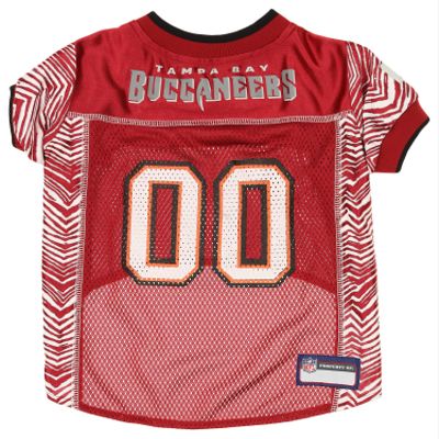 Zubaz NFL Team Pet Jersey for Dogs, Tampa Bay Buccaneers, X-Small