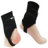 DEAD SKIN Ankle Guards 1 Pair Shield Protector Dual Sided Pads for Soccer, Football, Volleyball (Adult, Black) view 3