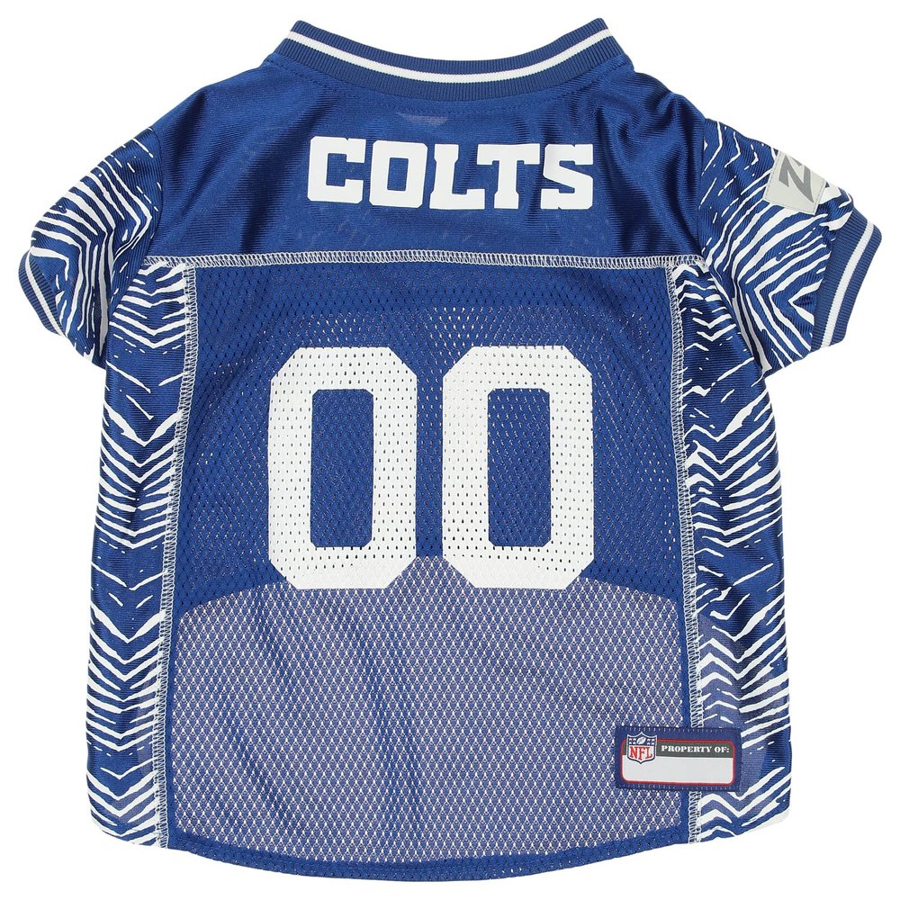 Zubaz NFL Team Pet Jersey for Dogs, Indianapolis Colts, Medium