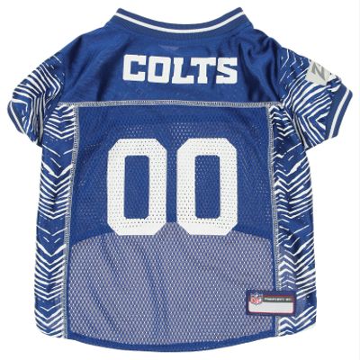 Zubaz NFL Team Pet Jersey for Dogs, Indianapolis Colts, X-Large
