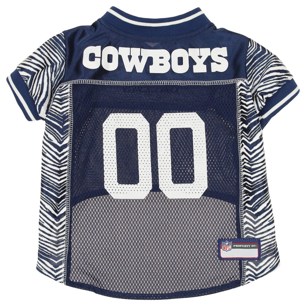 Zubaz NFL Team Pet Jersey for Dogs, Dallas Cowboys, Medium
