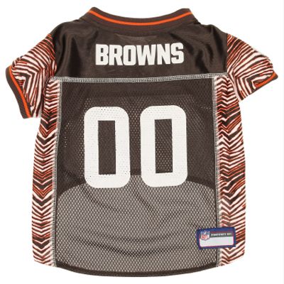 Zubaz NFL Team Pet Jersey for Dogs, Cleveland Browns, XX-Large