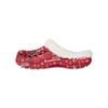 FOCO San Francisco 49ers NFL Womens Sherpa Lined Logo Love Clog - S view 2