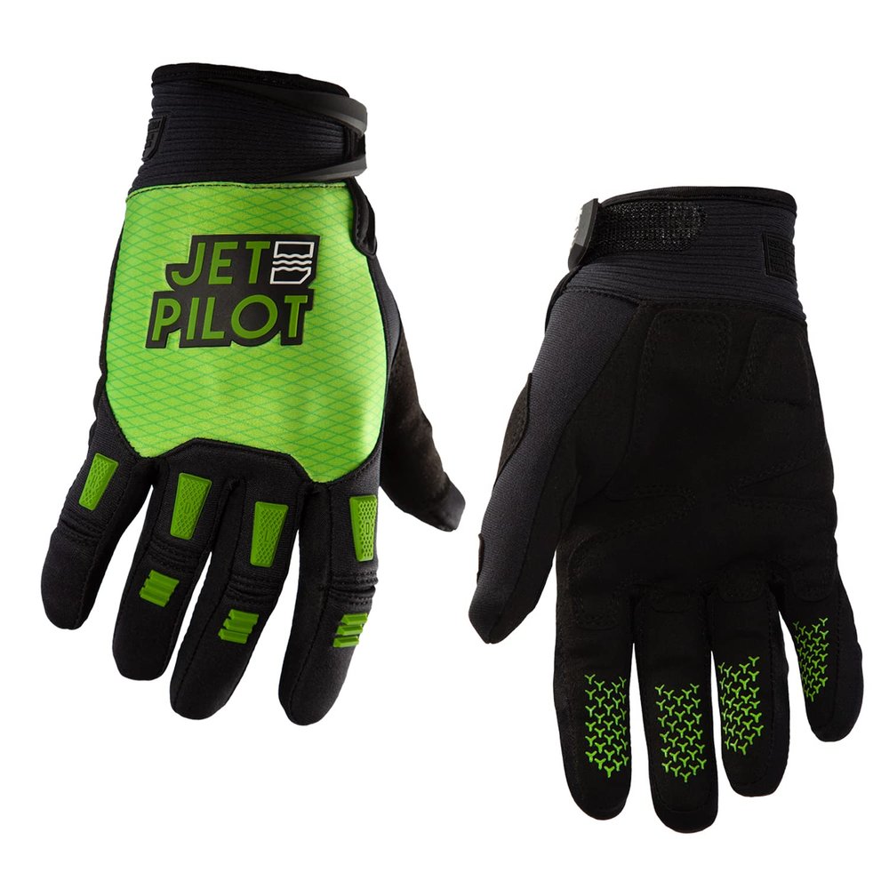 Jetpilot Hold Fast Full Finger PWC Glove - High-Intensity Water Sports: Jet Skiing, Kayaking, Windsurfing, Kiteboarding, Sailing, Stand Up Paddle Boarding, Personal Water Craft