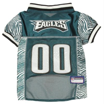 Zubaz NFL Team Pet Jersey for Dogs, Philadelphia Eagles, Medium